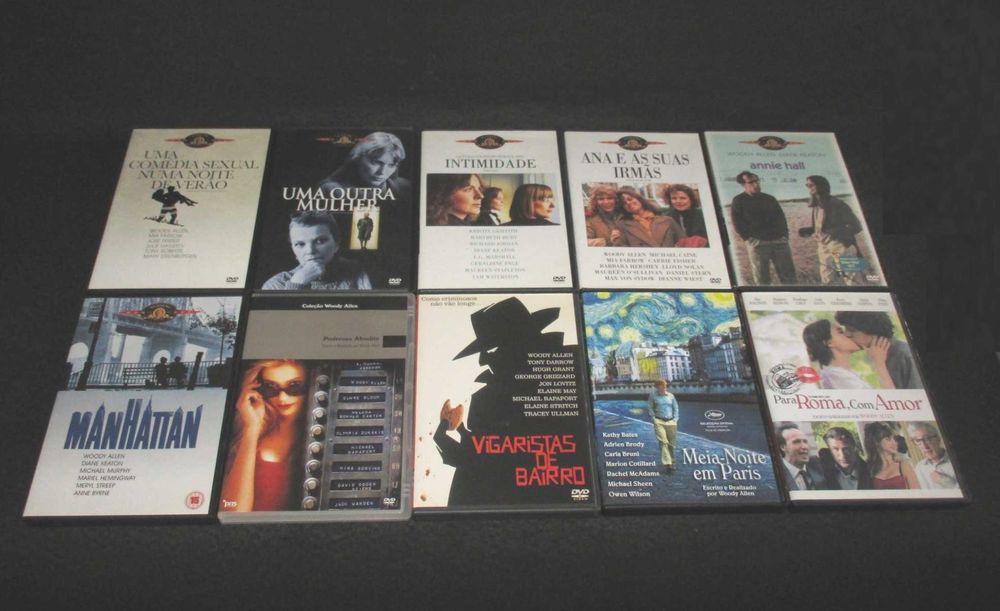 Colecção de DVD's Woody Allen 10 filmes