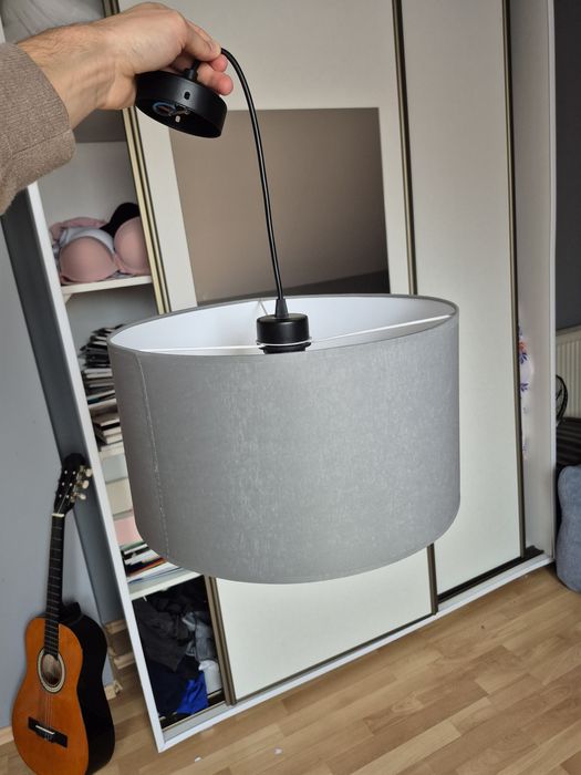 Lampa wisząca klosz abażur