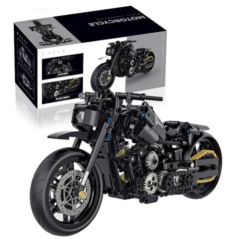 Klocki wzór LEGO Harley Davidson Motocykl Prezent Motor Naked