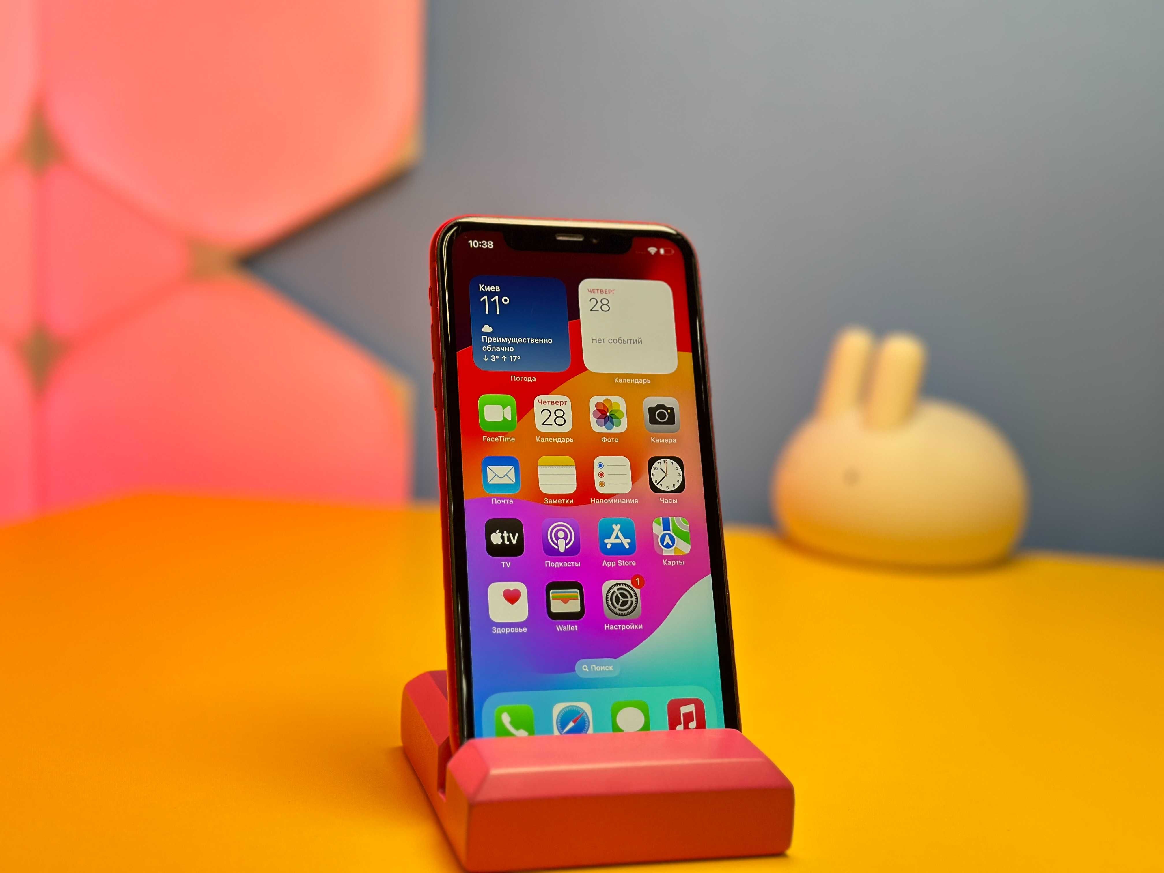 Смартфон Apple iPhone 11 128GB Red (103659) Б/У З ГАРАНТІЄЮ