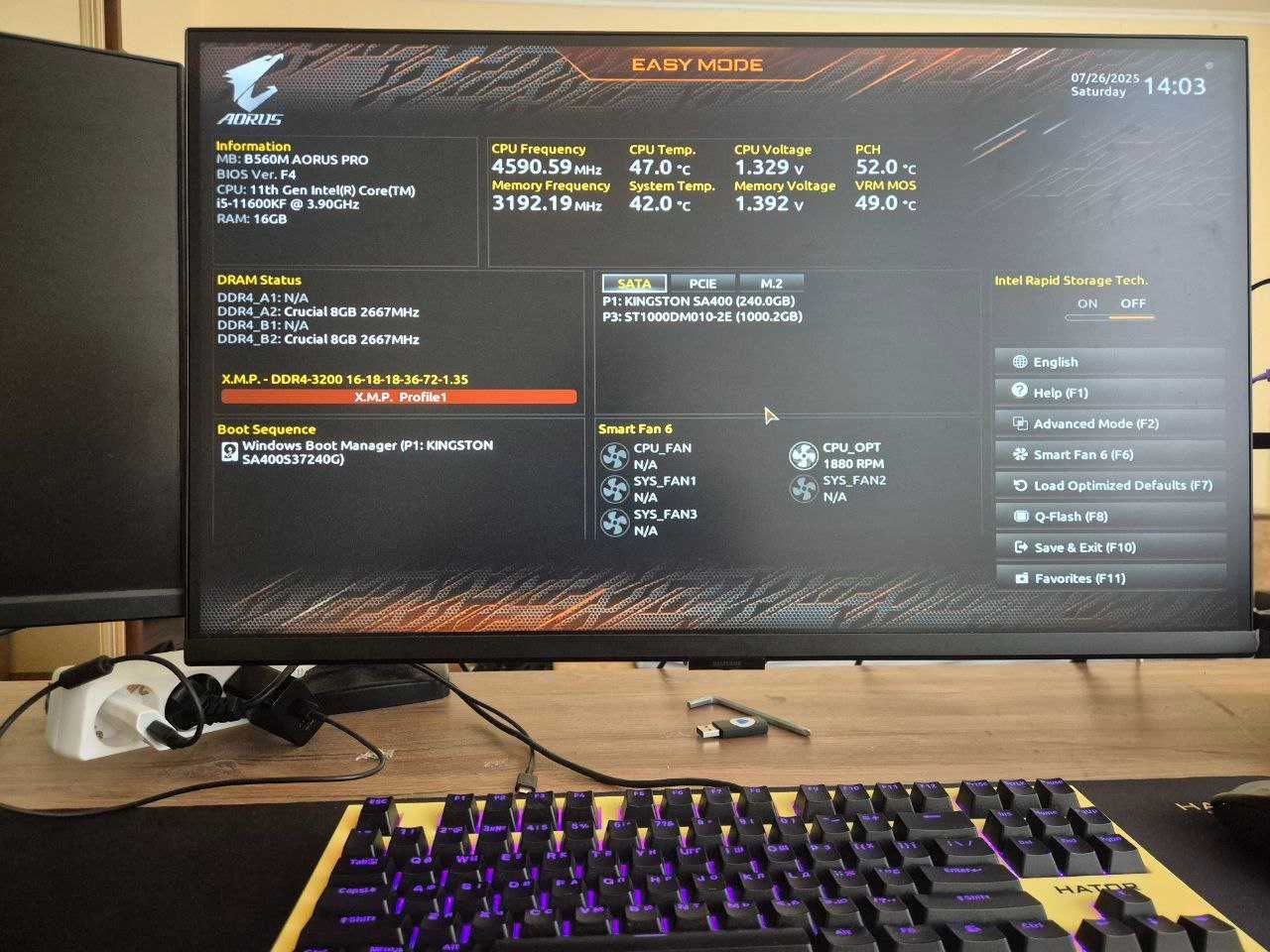 Ігровий ПК • Intel Core i5-11600KF • GTX 1660Ti • 16GB RAM