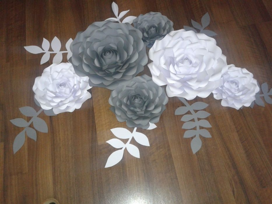 Kwiaty z papieru Chanel