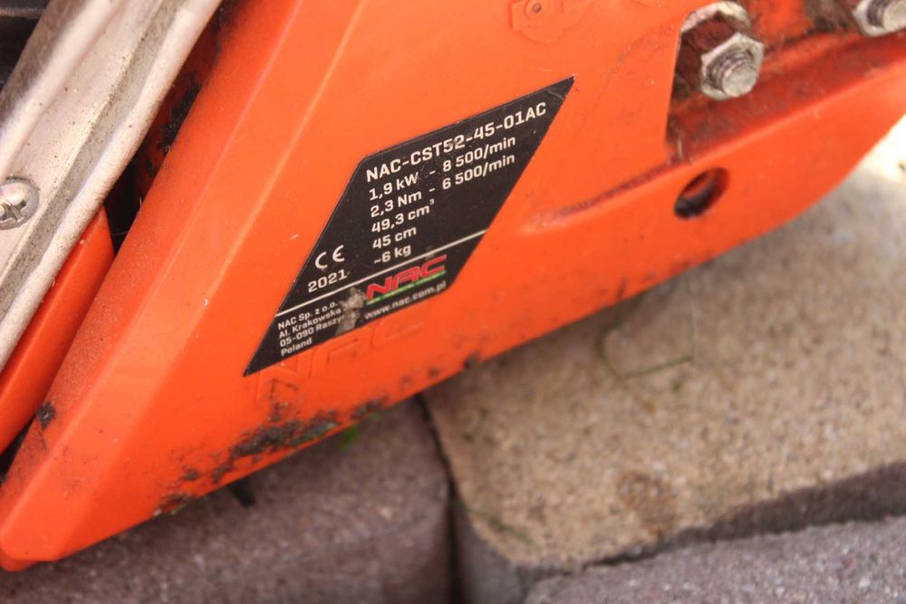 piła spalinowa nac pilarka cst52-45-01ac 45cm 49,3kW