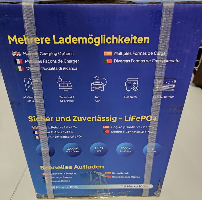 Зарядна станція Bluetti AC70P, 1000 Вт, 864 Вт/год ,  UPS,