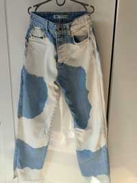 Spodnie jeansowe w plamki Zara 32 152