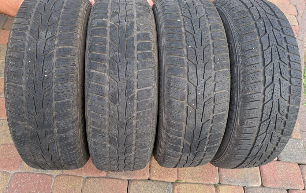 Koła felgi stalowe opony zimowe R15 185/65 4x100 czujniki TPMS renault