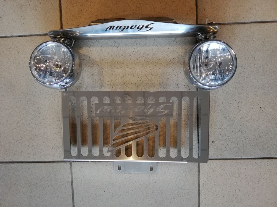 Lightbary lampy plus osłona chłodnicy Honda Shadow 125