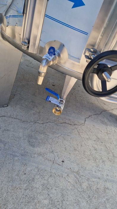 Cuba Inox Fermentação Vinho 2000 Litros 2 Portas