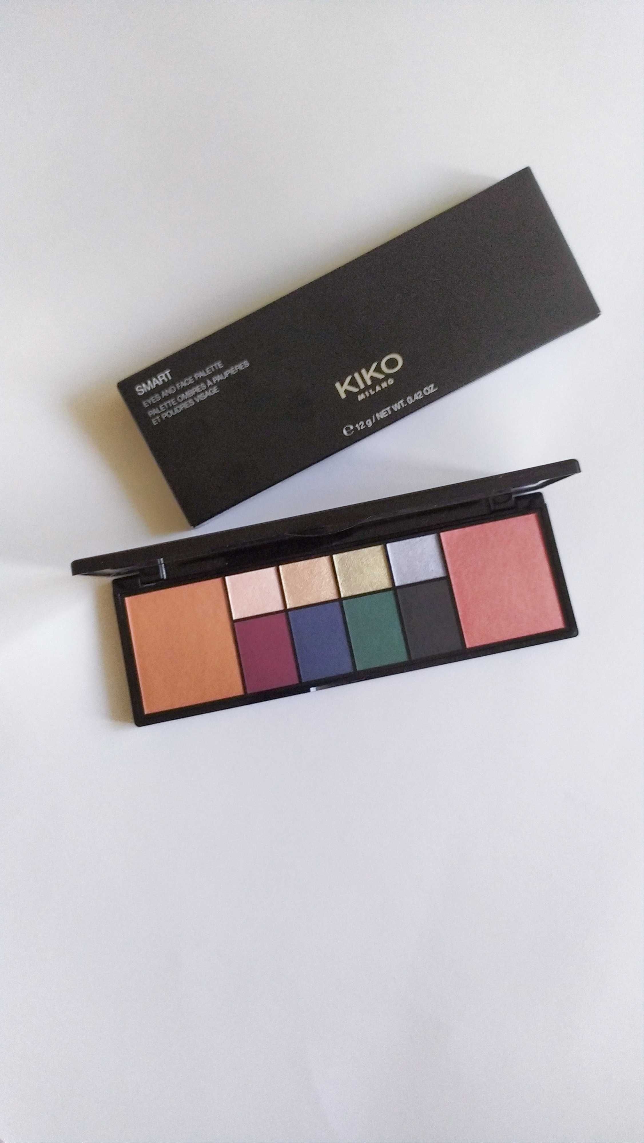 Палетки тіней Smart Eyes And Face Palette Kiko Milano,Soft Nude.