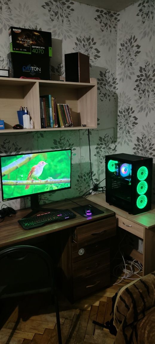 Продам ПК rtx 4070 + монітор LG 27 165Hz G-SYNC FreeSyn