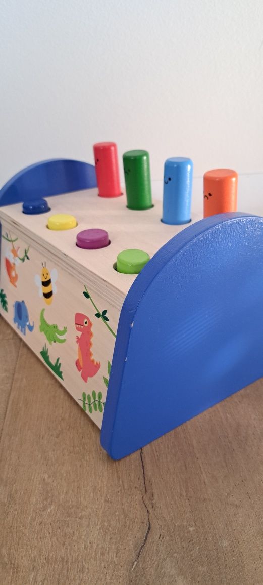 Zjeżdżalnia dla aut playtive + zestaw tooky toy 16-18msc + przebijanka