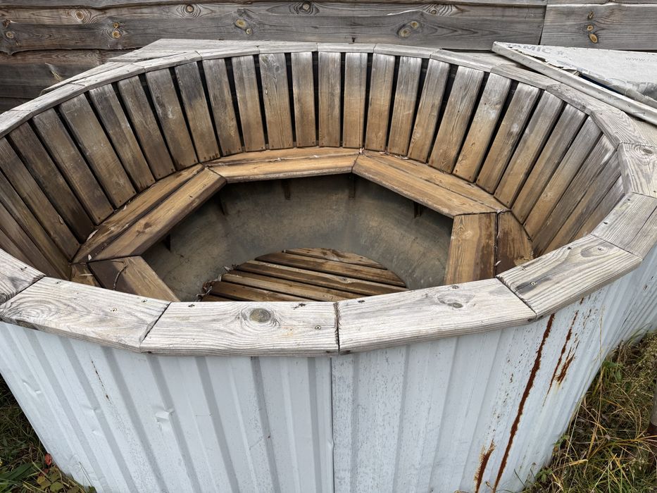 Чан на дрова і нова сауна