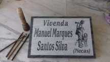Placas em marmore