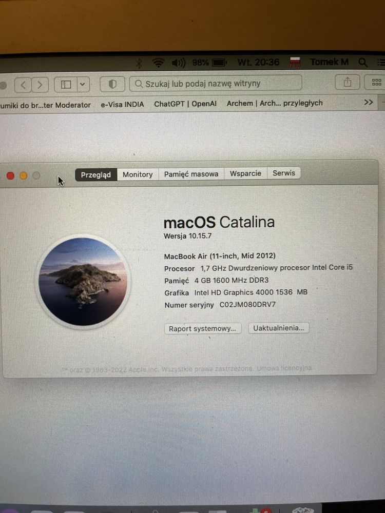 Macbook Air 11.6
