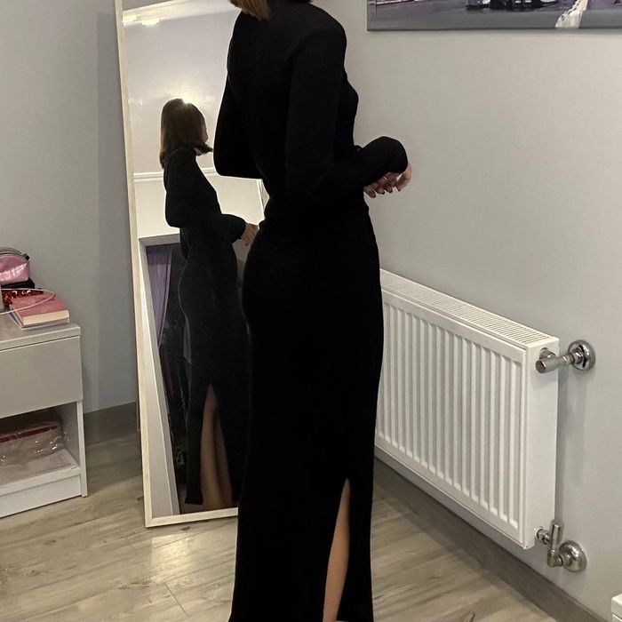 Продам сукню, вживане, гарний стан трикотаж рубчик,.