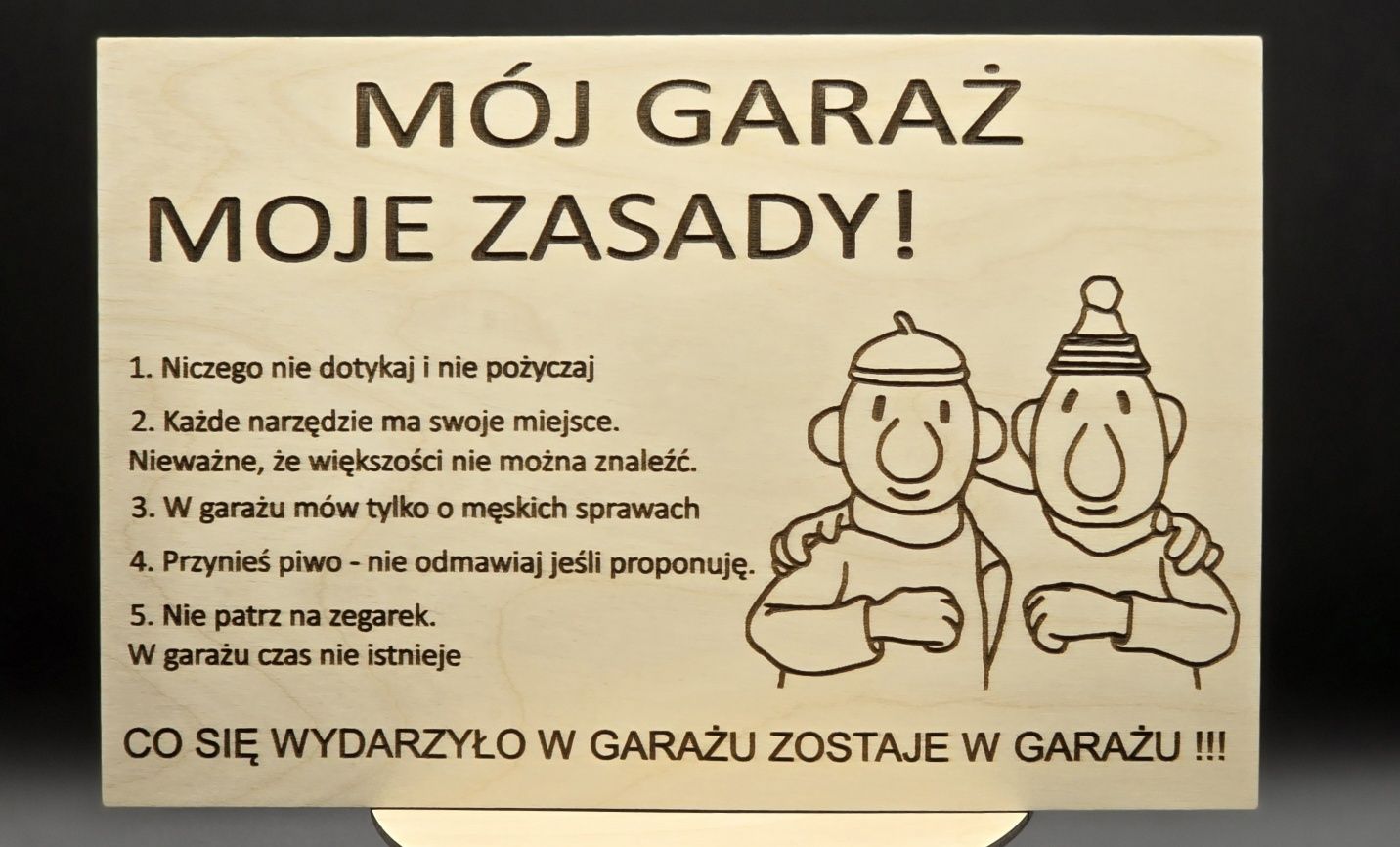 Tabliczka z grawerem a4