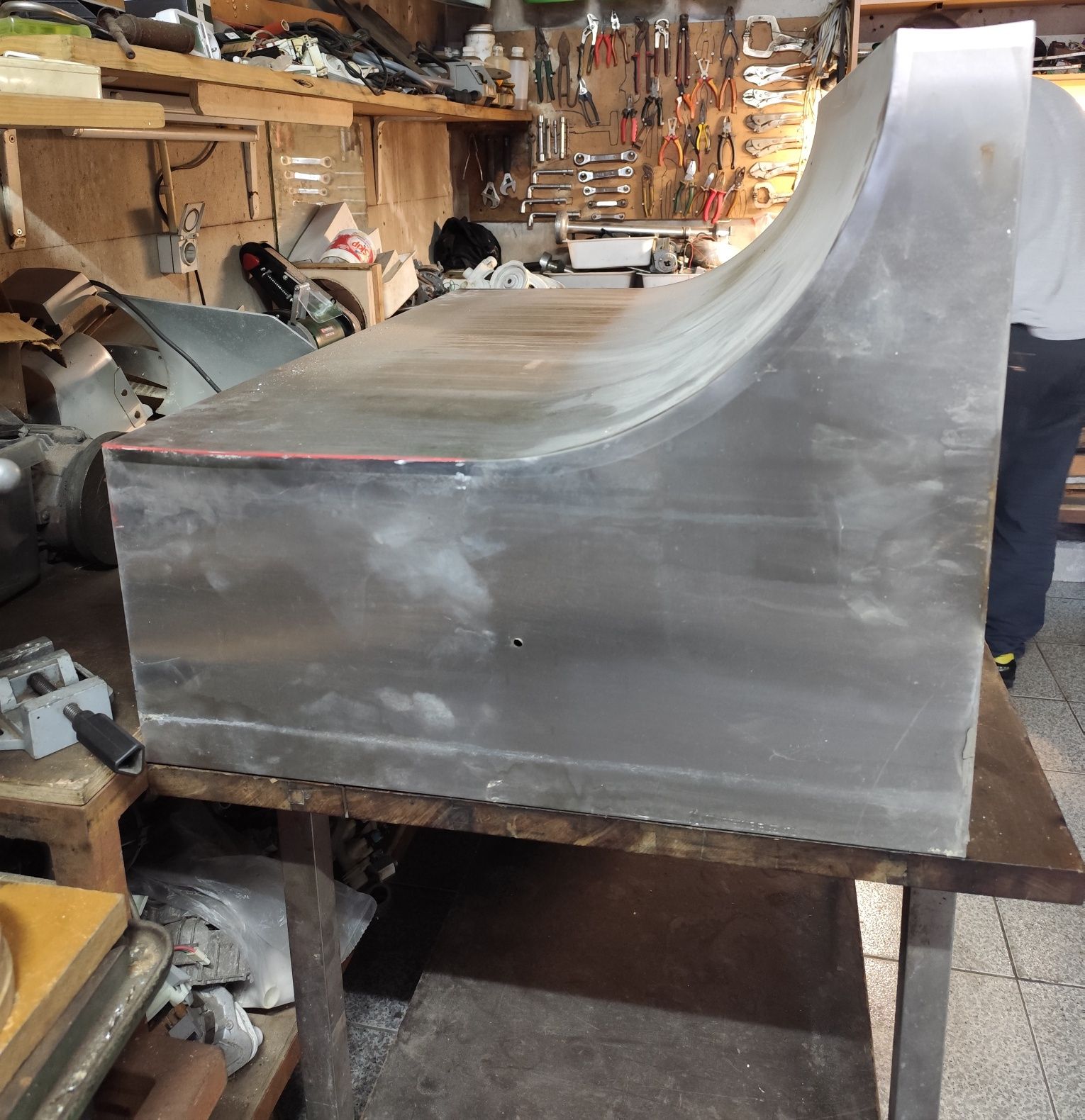 Hotte / exaustor  em aço inox (sem motor)