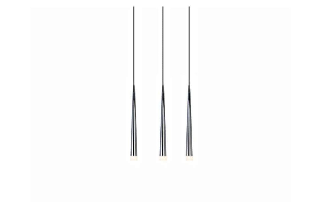 Lampa wisząca Stylo 3 AZZARDO AZO133 chrom