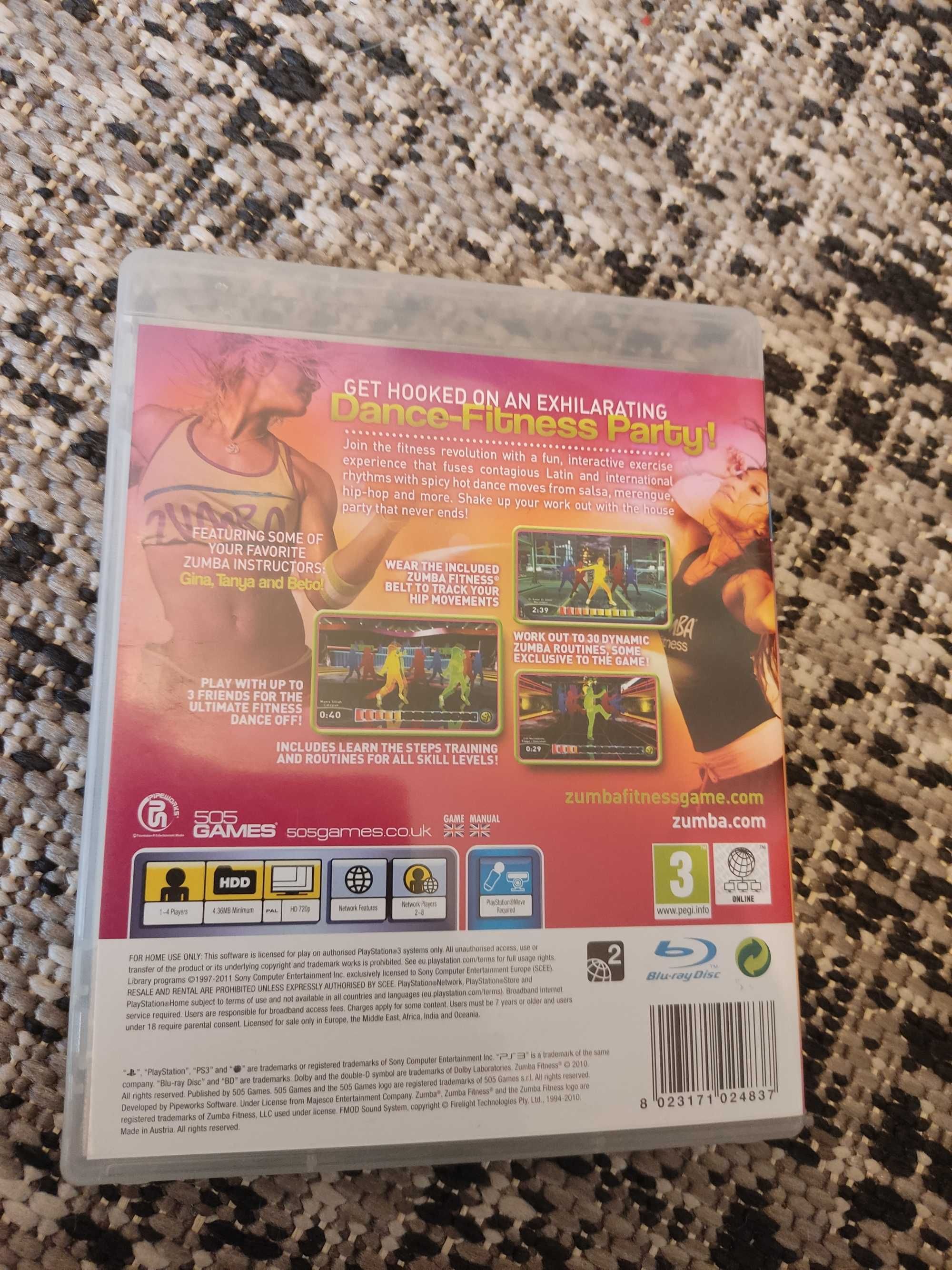 Zumba ps 3 fitness gra