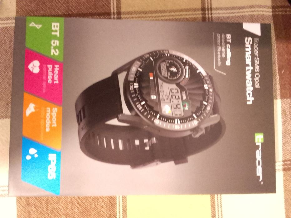 Smartwatch Tracer SM6 Opal zegarek nowy,nieużywany,plomby