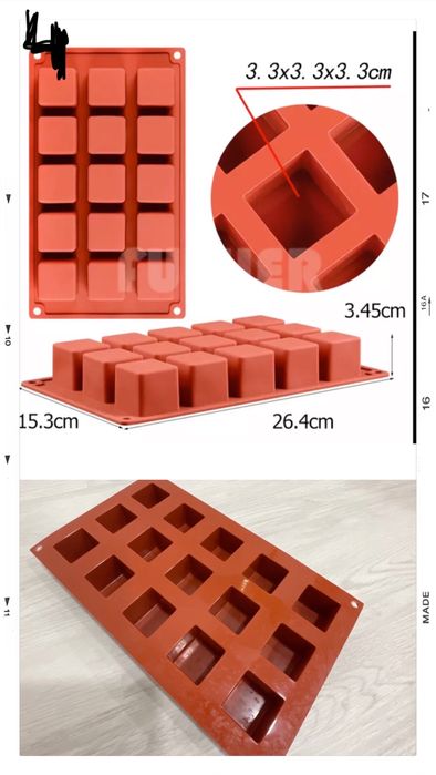Formas de silicone varias