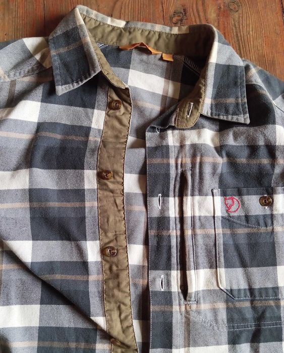 Fjallraven koszula w kratę, bawełna, rozm.M