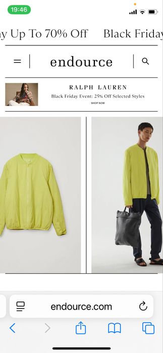 Бомбер пуховый COS, XL, 80% пух