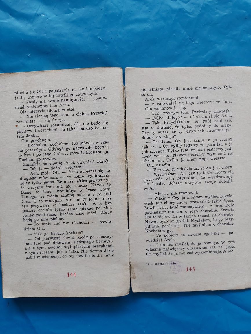 książka Kochankowie z Marony 1963r opowiadanie