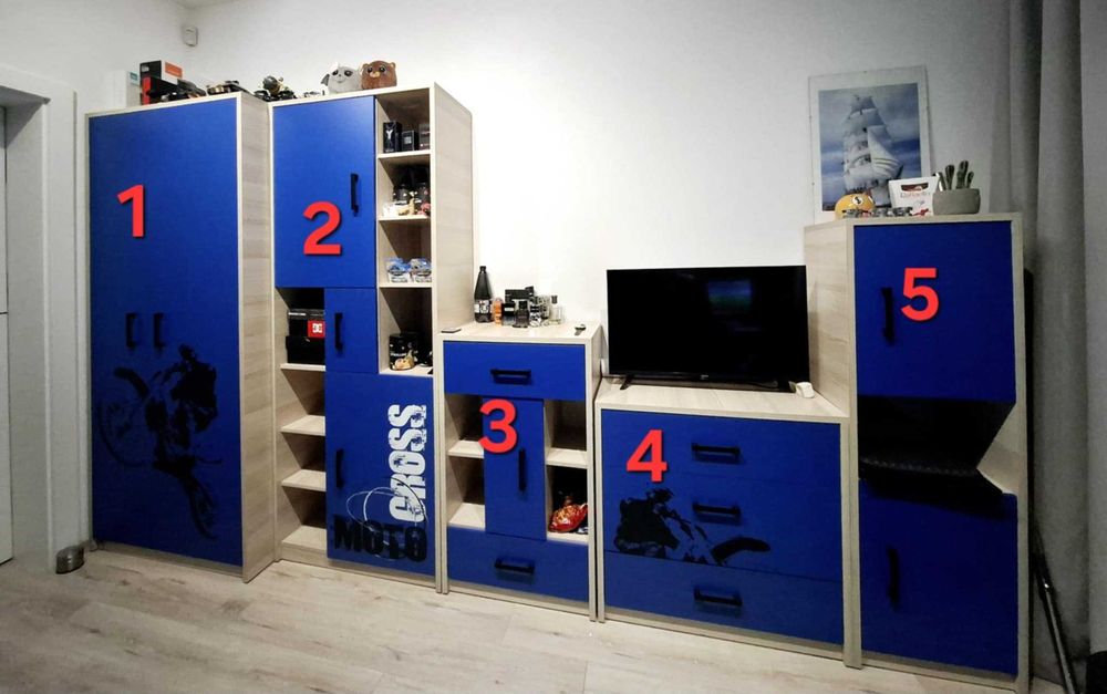 Meble młodzieżowe - zestaw mebli do pokoju