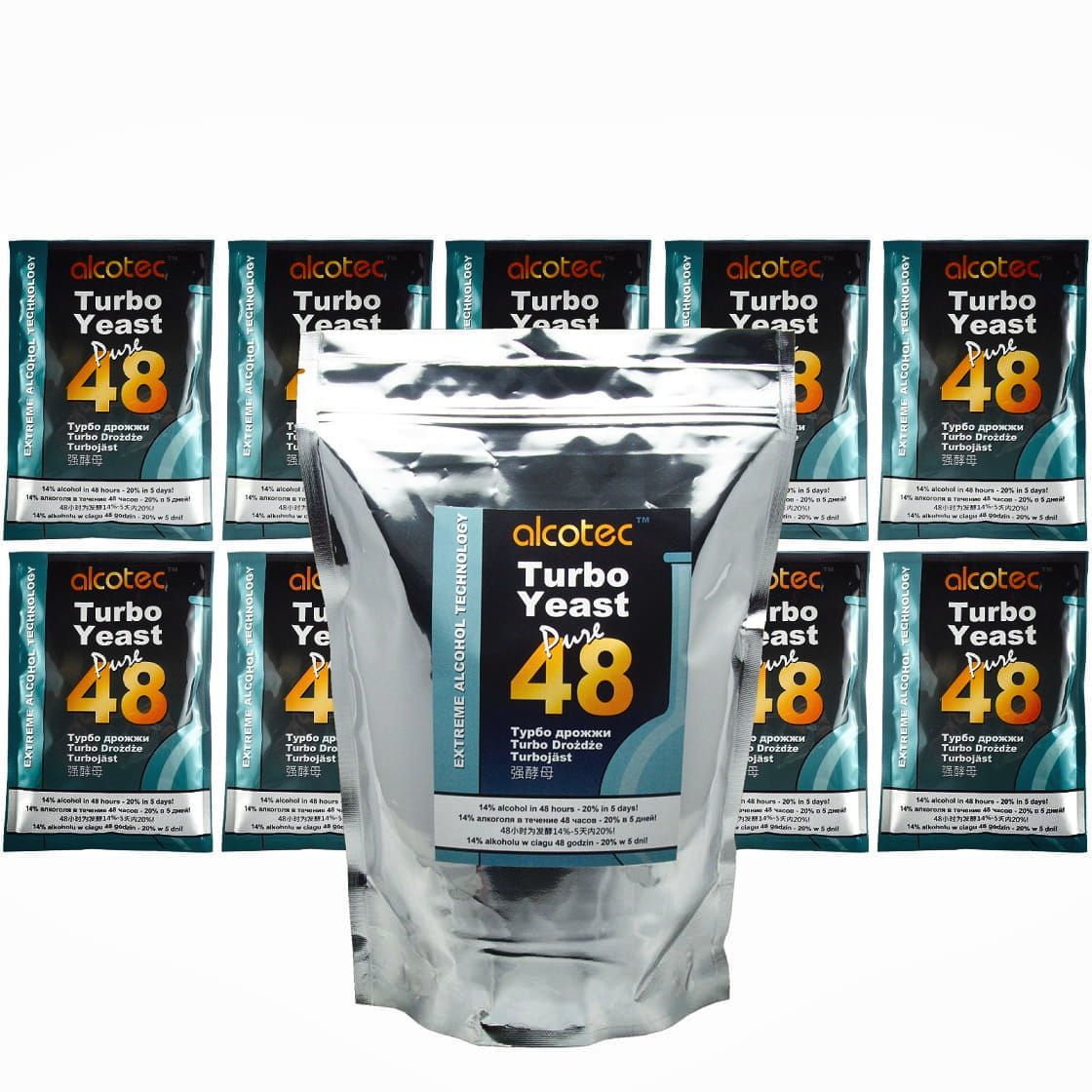 ALCOTEC 48 TURBO PURE 1,35kg drożdże gorzelnicze