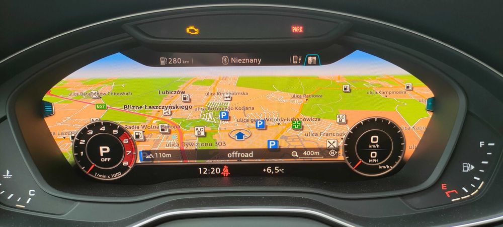 Konwersja z USA na EU Audi A3 A4 A5 A6 A7 Q3 Q5 Q7 Polski lampy mapy