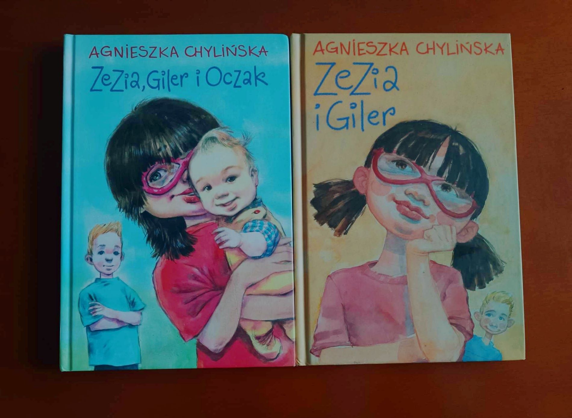 Książki "Zezia i Giler", "Zezia, Giler i Oczak"