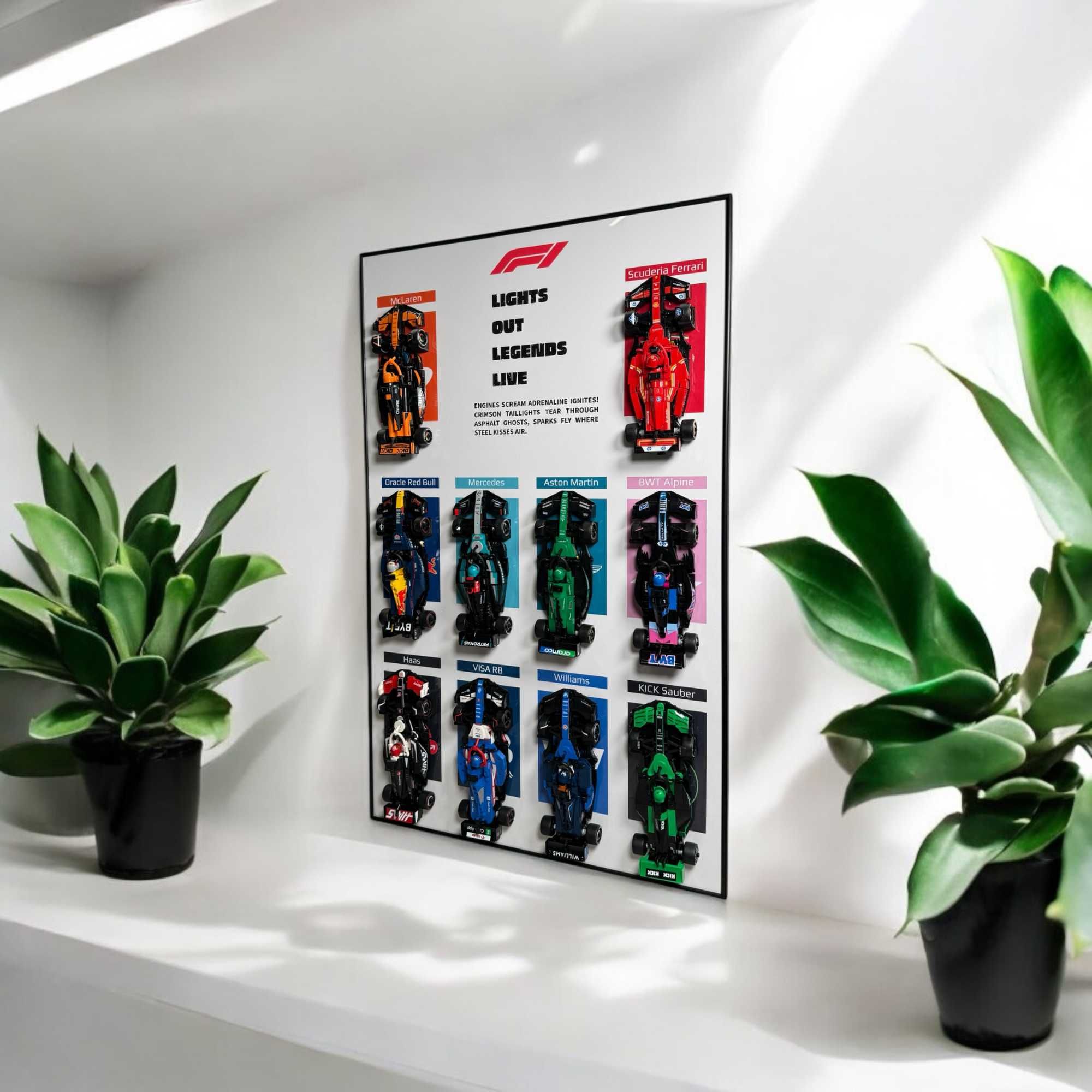 АРТ Тримач 80x50 для Конструкторів LEGO Speed ​​Champions F1 - Type-С