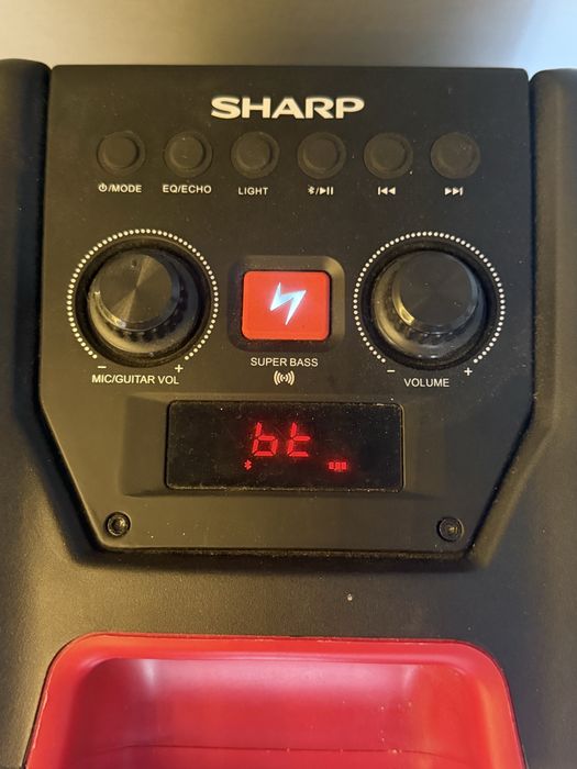 Sharp głośnik bluetooth, party box, mocny.