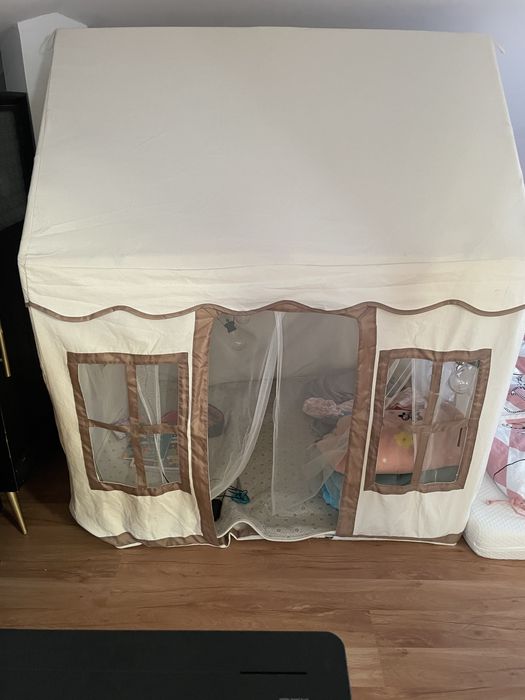 Piękny domek dla dzieci namiot materiałowy tipi