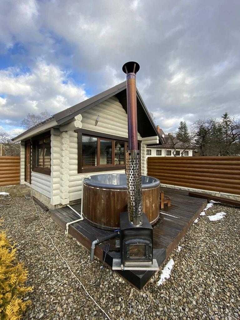 Balia Ogrodowa Jacuzzi SPA Hot Tub Sauna Gorąca Beczka