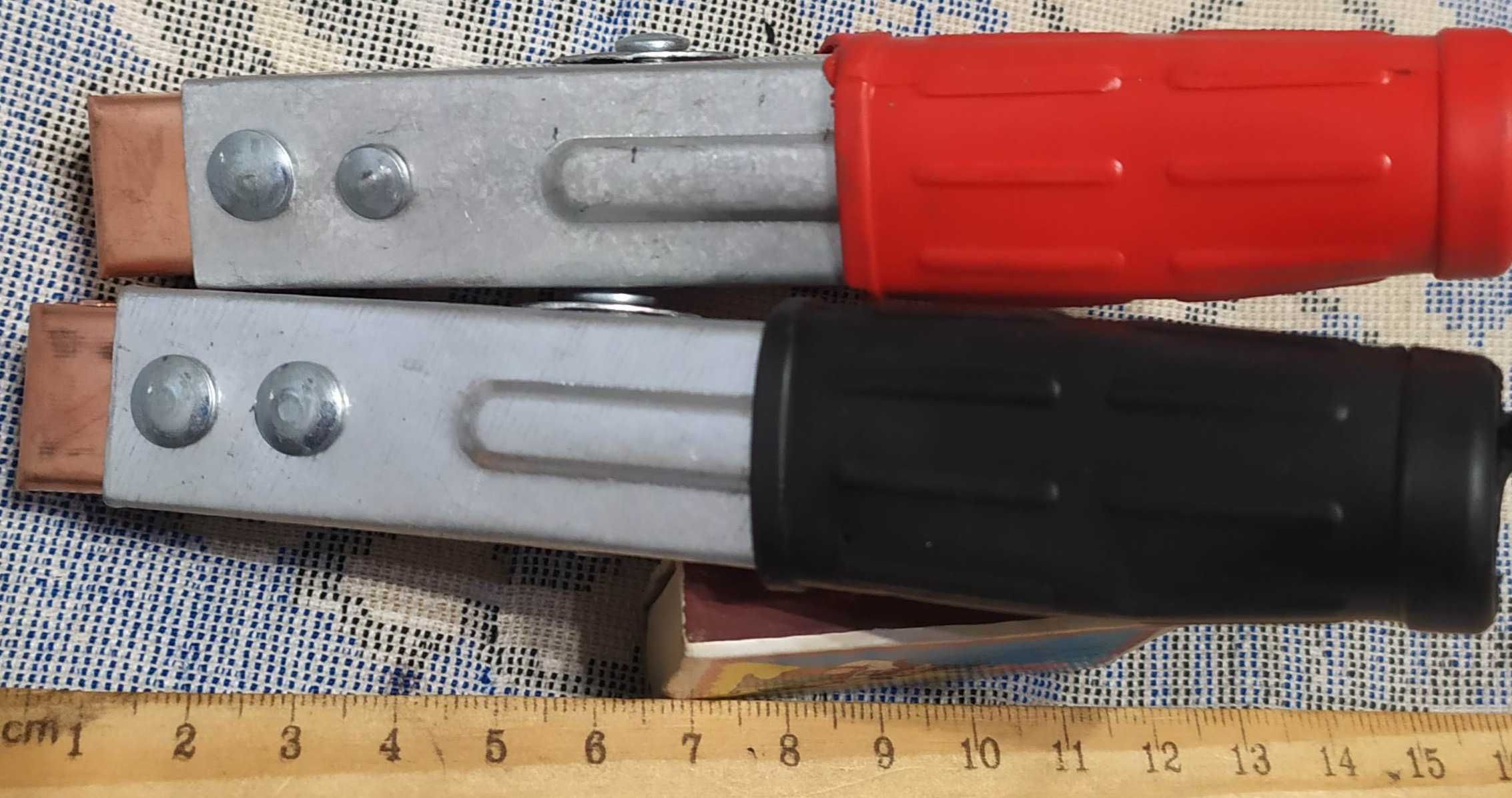 Крокодили потужні мідні зубці затискачі нові пара. Крокодилы 2шт