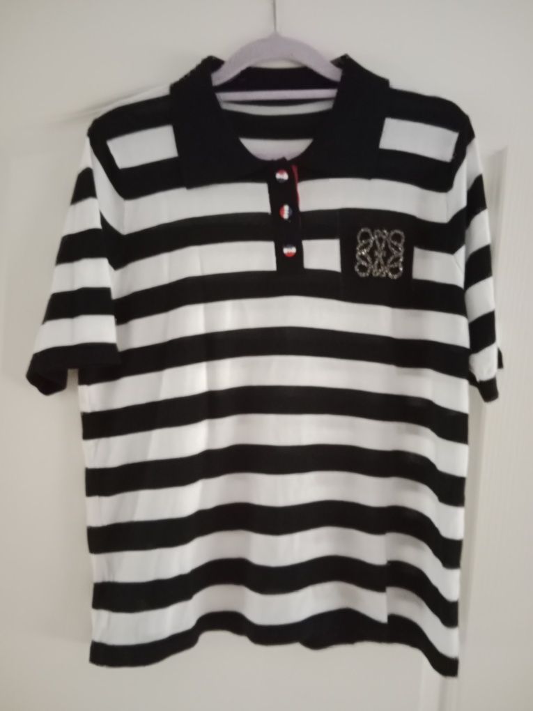 Koszulka polo paski nowa premium