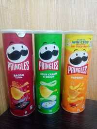 Чіпси Pringles/батончики Milky Wey.