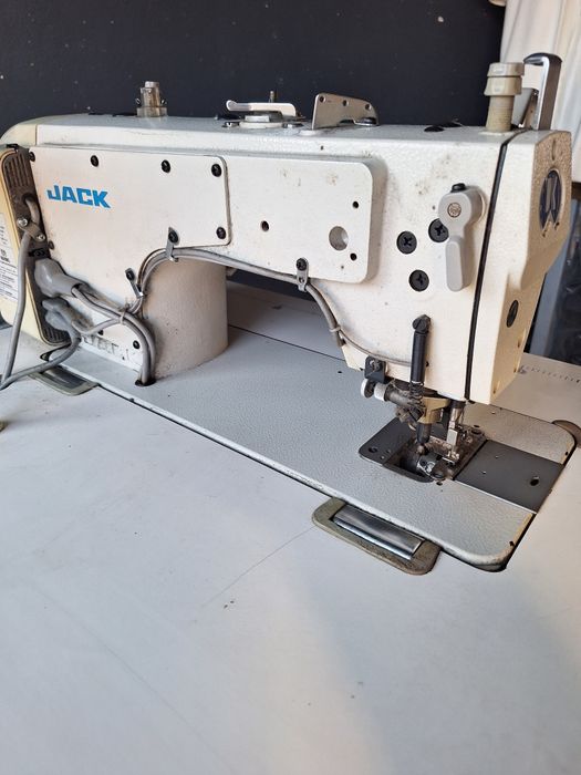 Maquina jack ponto corrido de faca lateral