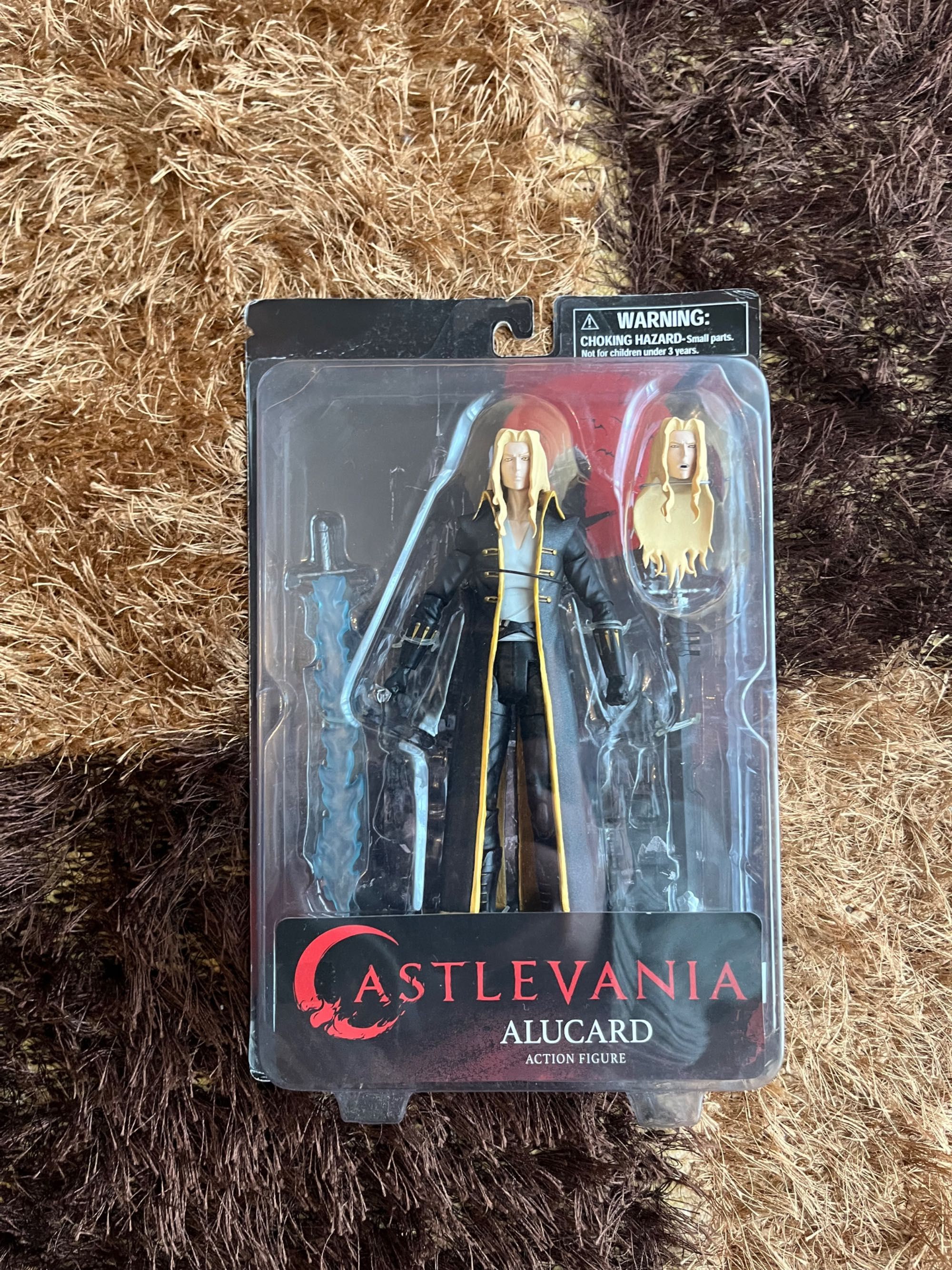 Alucard Castelvania Symphony of the Night figura de ação nova em caixa