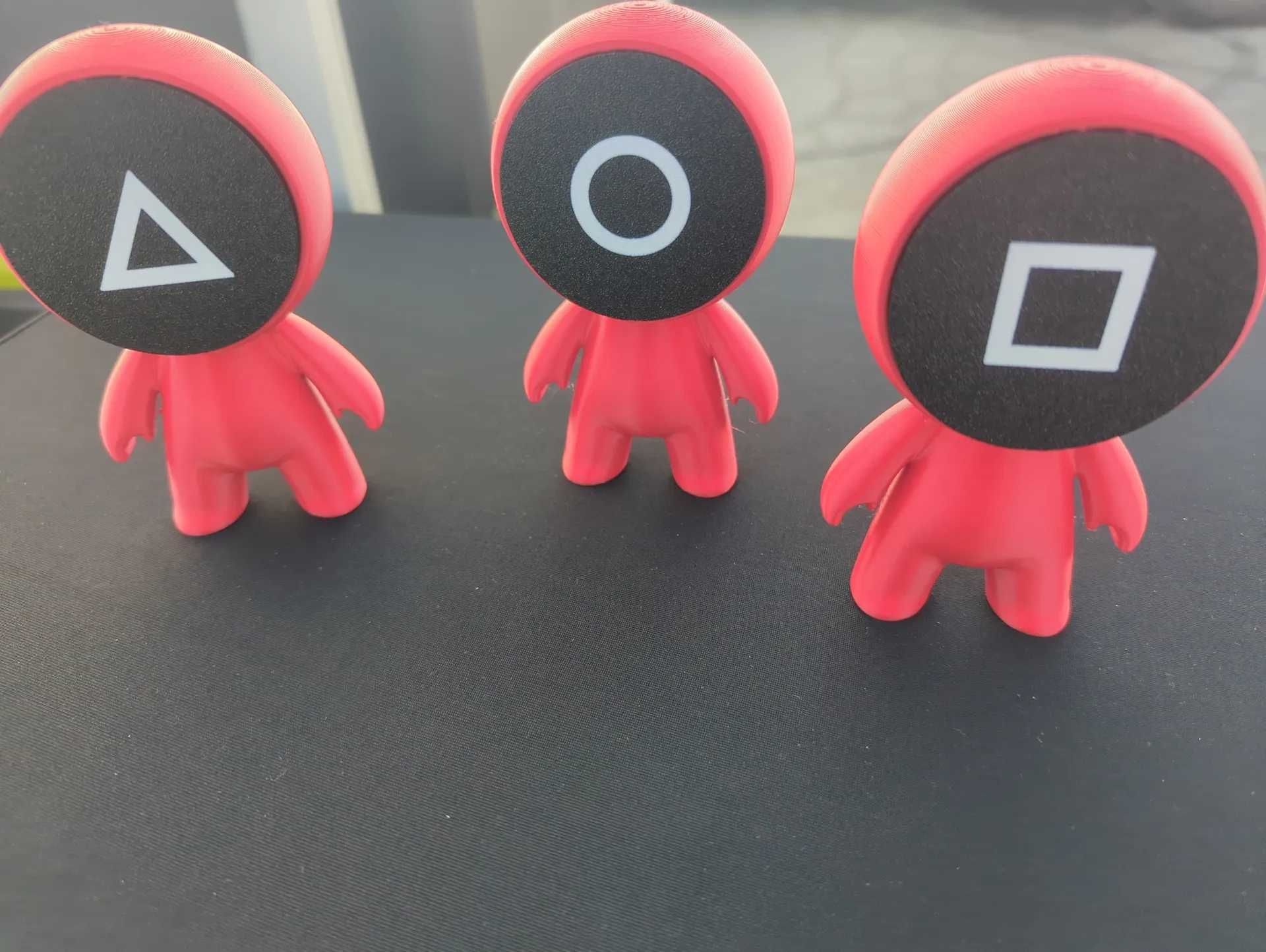 Model 3D Strażników z Squid Game
