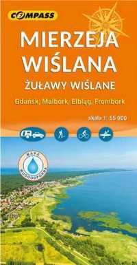 Mapa - Mierzeja Wiślana 1:55 000