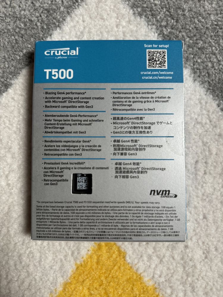 Crucial T500 2TB SSD NVMe M.2