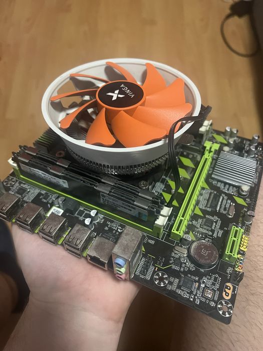 Комплект материнская плата, процессор xeon 2650v2, 16gb памяти ddr3