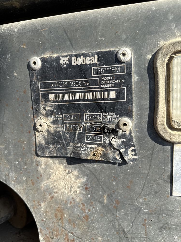Bobcat E35 Ano 2015