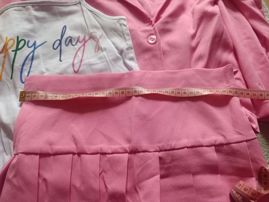 Nowy garnitur, komplet marynarka, spodnie, koszulka  BamBam 134