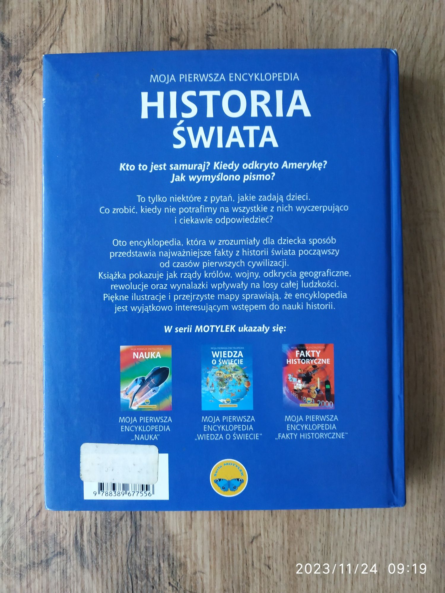 Moja pierwsza encyklopedia. Historia Świata. Książka