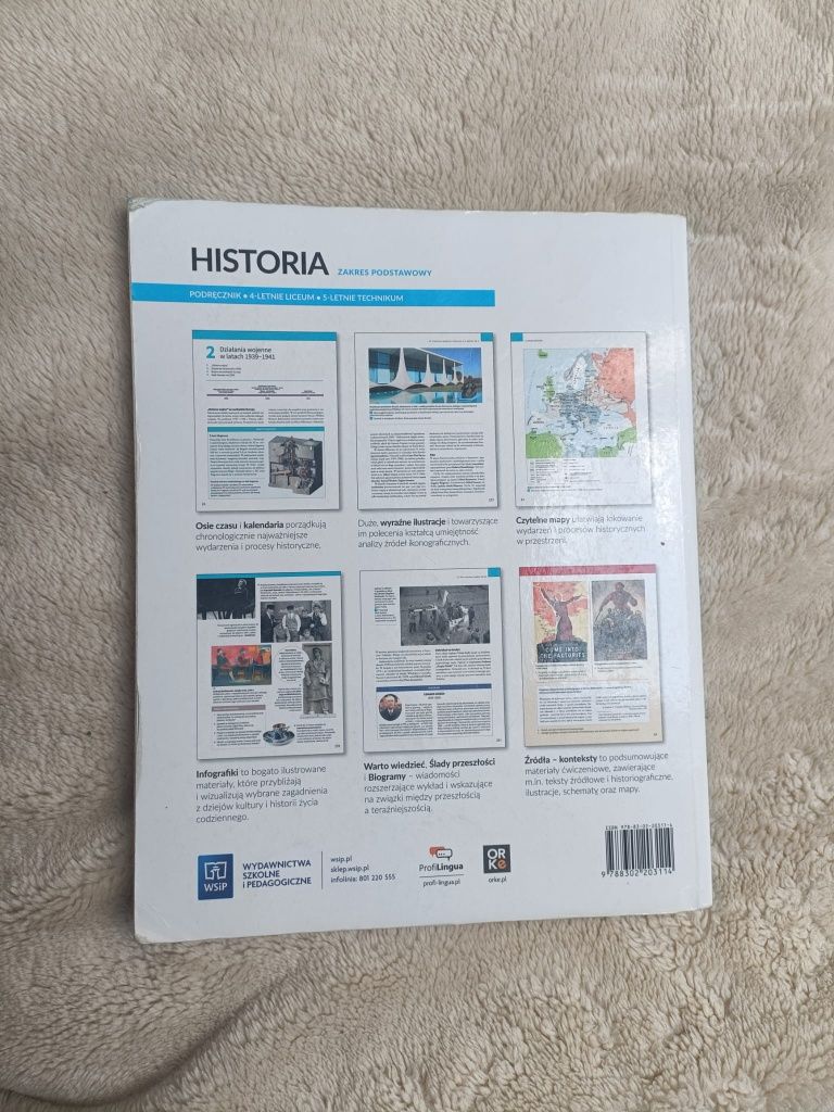 Podręcznik do nauki historii do klasy 4 WSiP liceum i technikum