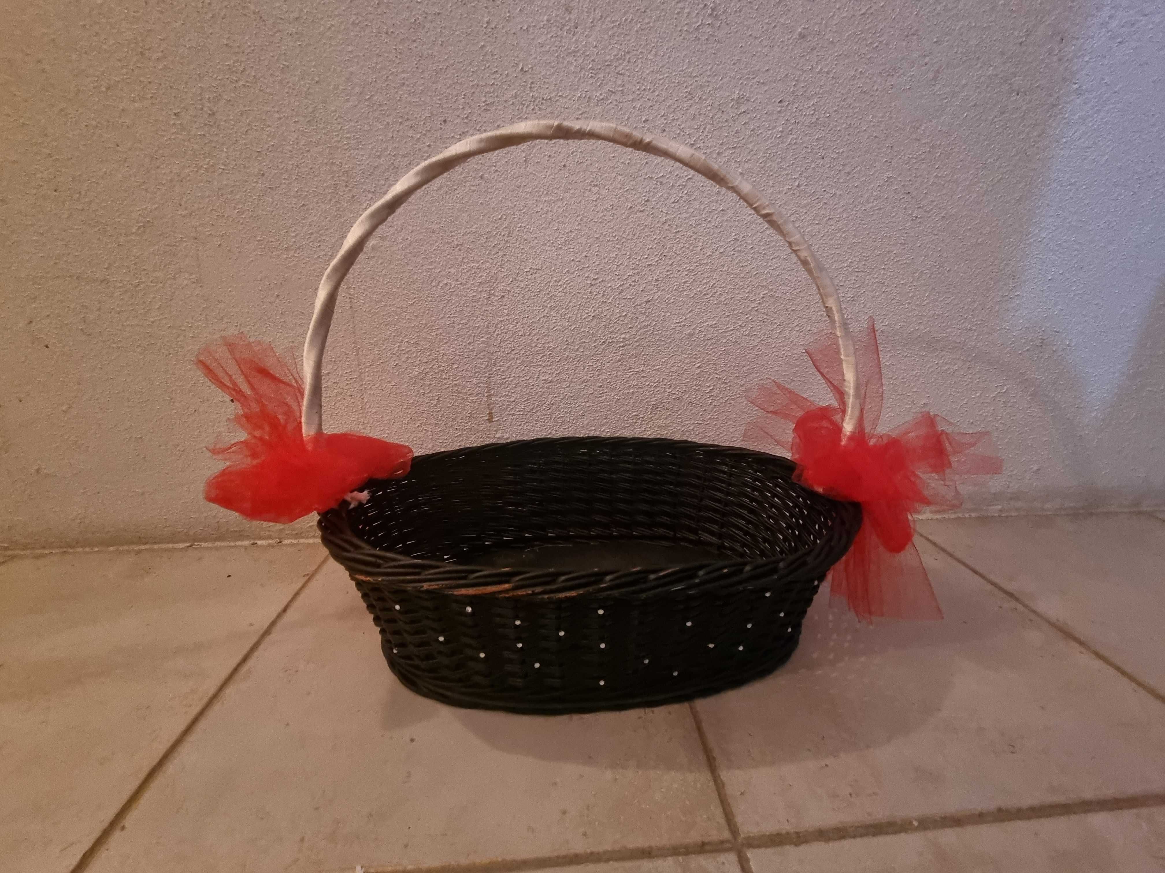 2 cestos de verga preto